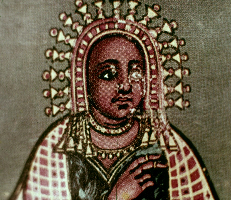Original Ethiopian Church Painting of Makeda, Queen of Sheba